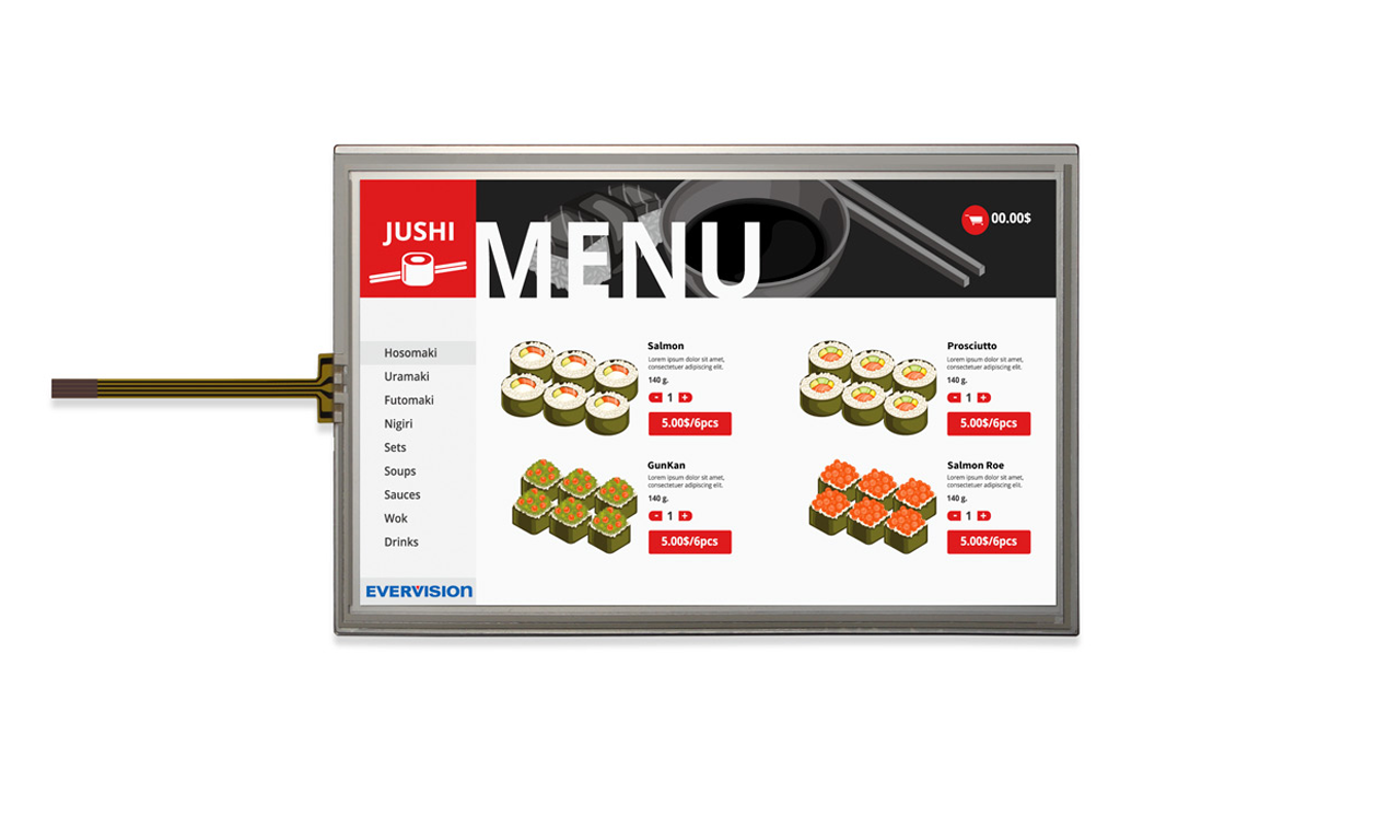 Image of 7'' IPS industrial display